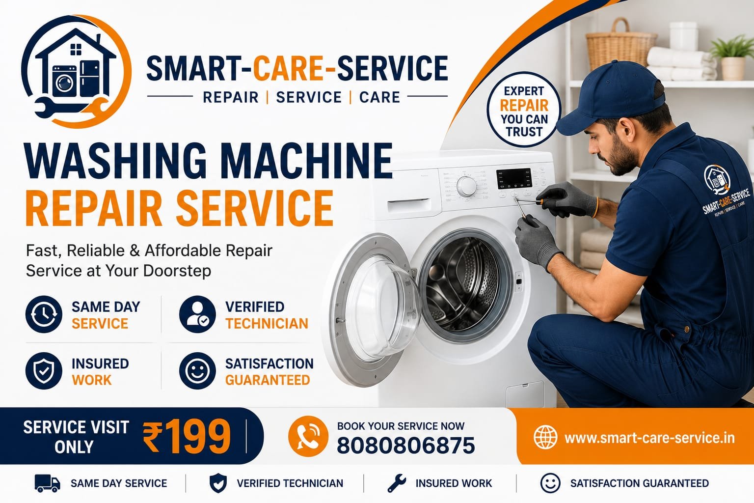 Smart Care Service - Washing Machine Repair